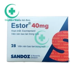 Estor 40mg - Thuốc điều trị viêm loét dạ dày tá tràng của Đức